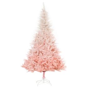 6ft Unlit Spruce Artificial Christmas Tree with Realistic Branches and 800 Tips, Pink (Option: Pink-1000x220x240 mm)